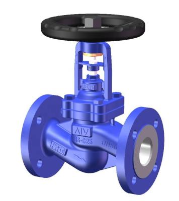 China High Pressure Water DIN Carbon Steel GS-C25 Flange End Bellows Seal Ball Valve China Standard Valve for sale