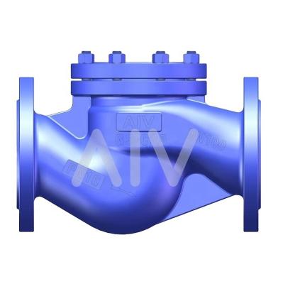 China DIN Oil Zhejiang AIV Vapor Heat Transfer Chemical Molten Oil Salt Water Lift Check Valve for sale