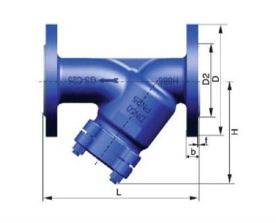 China General Carbon Steel RF Connection Way DIN Y STANDARD STRAINER Made In China for sale