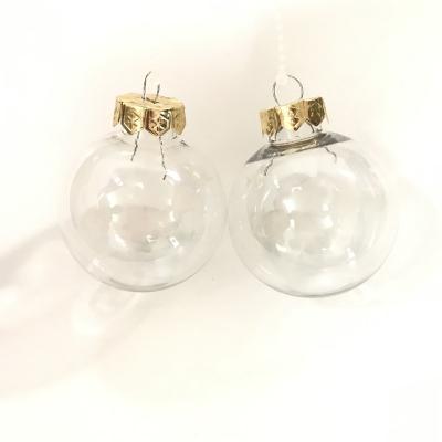 China Party Supplies Wholesale 20MM To 100MM Clear Plastic Baubles Christmas Ball Ornaments for sale