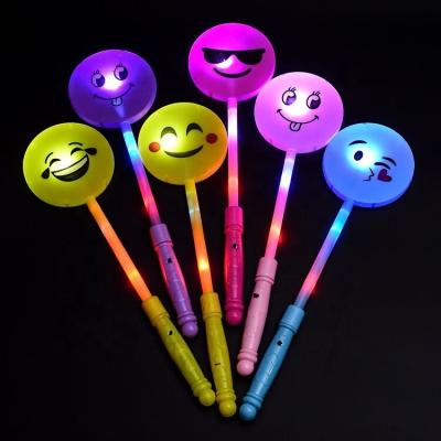 China Wholesale Non-Toxic Quality LED Holiday Party Toy Glow Glowing Smiling Stick for sale