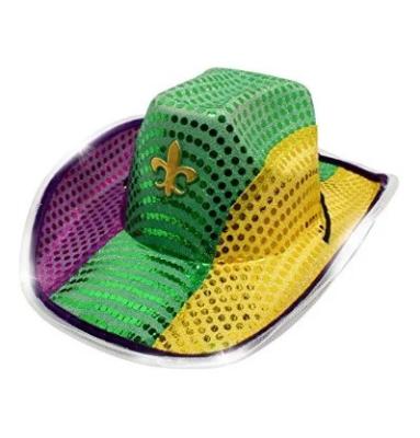 China Party Supplies Various Party Party Mardi Gras Glowing Hat for sale