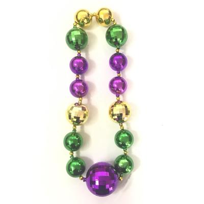 China Custom Jumbo Beads Costume Party New Orleans Mardi Gras Disco Accessories for sale