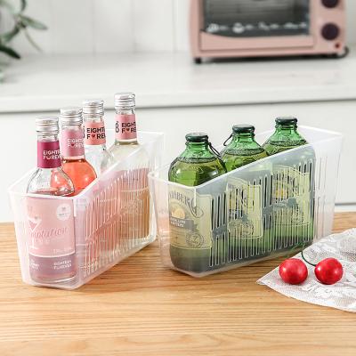 China Stocked Stored Clear Type Acrylic Kitchen Fridge Vegetable Storage Bins Drawer Stackable Organizer Set With Lids for sale