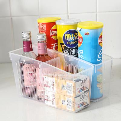 China Fridge Food Box Kitchen Organizer Clear Storage Bin Stocked Plastic Holder for sale