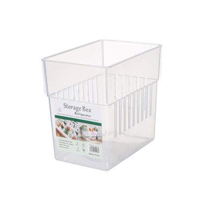 China Crisper Organizer Stored Storage Container Plastic Box Transparent Food Boxes Food Storage Boxes For Fridge Fridge Cabinet for sale