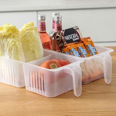 China Wholesale Viable Clear Stackable Refrigerator Plastic Storage Container Storage Box for sale