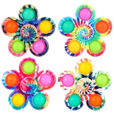 China Toy Fidget Spinner Squeeze Toy Push Pop Bubble Metal Finger Stress Sensory Reliever for sale