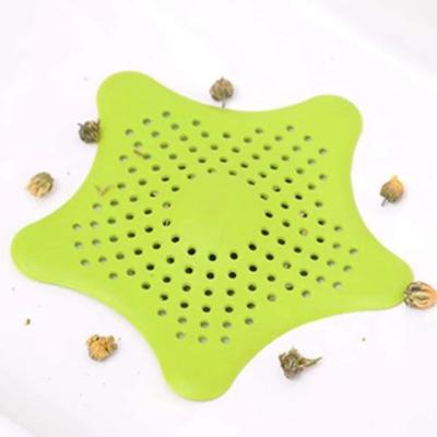 China Five star modern kitchen sink starfish silicone floor drain anti clog bathroom sewer filter factory direct sales for sale