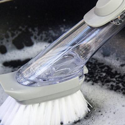 China New sustainable upgrade can add detergent to easy-to-use replaceable brush sponge brush head for sale