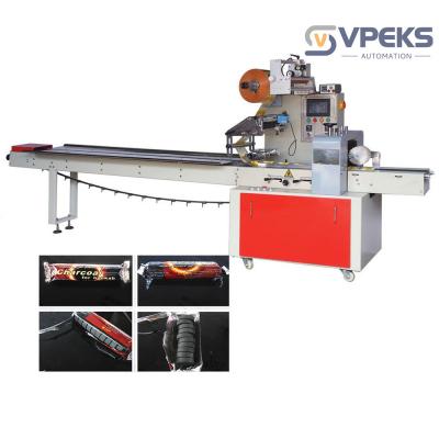 China Fully Automatic Shisha Charcoal Flow Wrapping Machine for sale