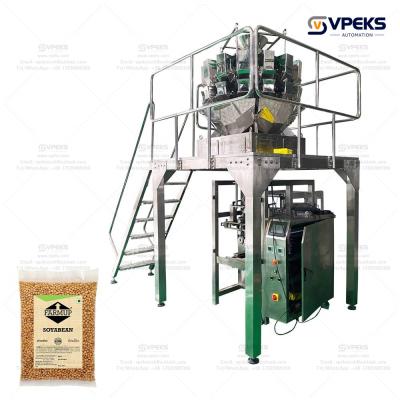 China Hot-Selling Automatic Vertical Weigher Tube Ice Packing Machine Ice Cube Packing Filling Machine for sale