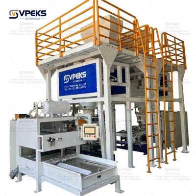 China 25kg-50kg Automatic Grain Bag Packing Machine / Open Mouth Bagging Machine zu verkaufen