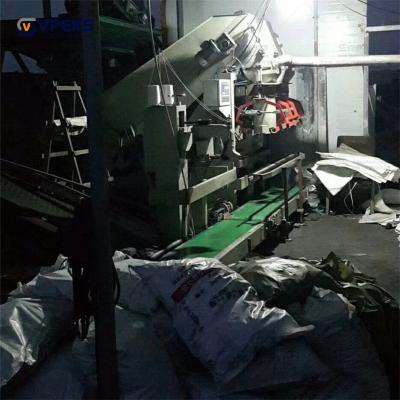 China Double Weigher 5kg 10kg 20kg Charcoal Soil Silica Sand Compost Bagging Filling Sealing Weighing Packing Machine for sale