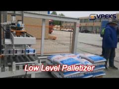 Automatic Low Level Palletizer With Air Cylinder