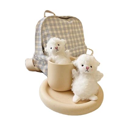 China Plush Directly Supplied From Manufacturer Doll Key Chain White Sheep Lamb Key Chain for sale