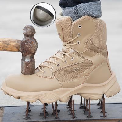 China Steel Cut Toe Safety Shoes Steel Toe Boots Waterproof Lightweight Safety Shoes Mid for sale