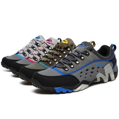 China New Fashion Trend PU Hiking Outdoor Couple Hike Shoes for sale