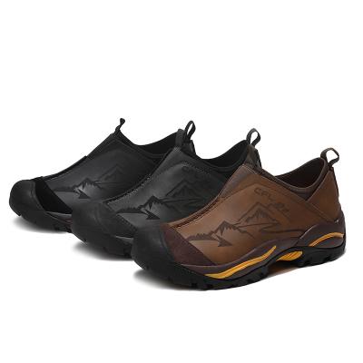 China Fashion Trend Premium Popular Genuine Leather Waterproof Outdoor Sports Hiking Shoes for sale