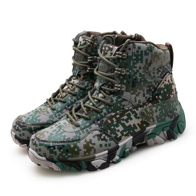 China Large Size Lightweight Explosive Outdoor Camouflage Desert Tactical Military Boots for sale