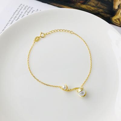 China JoyEver Lead Free Nickel Free 925 Sterling Silver Thin Bracelets & Bangles Tasty Bead Woven Bracelet Jewelry for sale