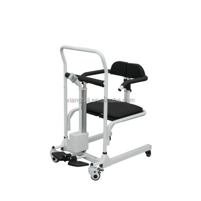 China Hospital Disabled Bath Disabled Motor Assist Electric Patient Lift With Commode for sale