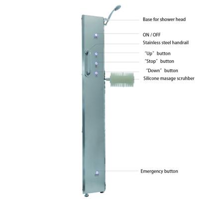 China Nursing Center Design New Without Nursing Automatic Human Assistant Shower Machine For The Elderly for sale