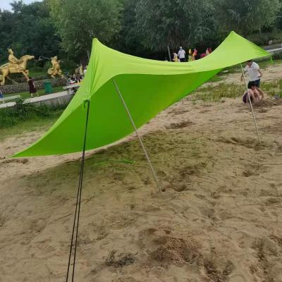 China UV Protection Beach Umbrella Tent Shelters Sun Beach Tent Easy Up Sand Outdoor for sale