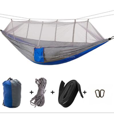 China Convenient double hammock with mosquito insect netting for wholesale for sale