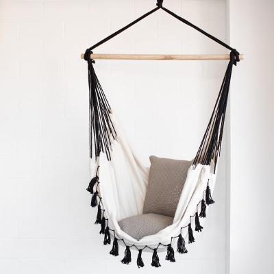 China Modern Custom Brand Hanging Chair Stand Swing Rope Hammock Swing Chair Supplier for sale