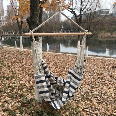 China Modern Hammock Lounge Chair Bedroom Relax Hanging Chair Swing Cotton Sling for sale