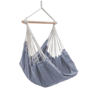 China Hammock Chair Super Comfortable Quality Cotton Canvas, Hanging Swing Chair For Yard, Bedroom, Porch, In/outdoor For Kids for sale