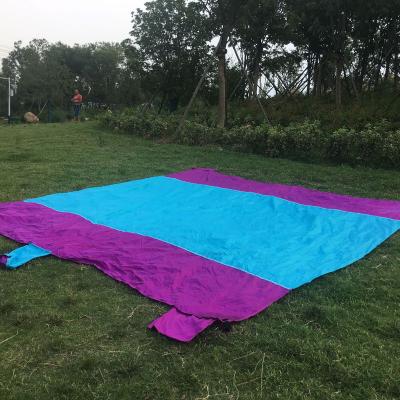 China Waterproof nylon or polyester cotton straps beach blanket waterproof sandproof cover for beach for sale