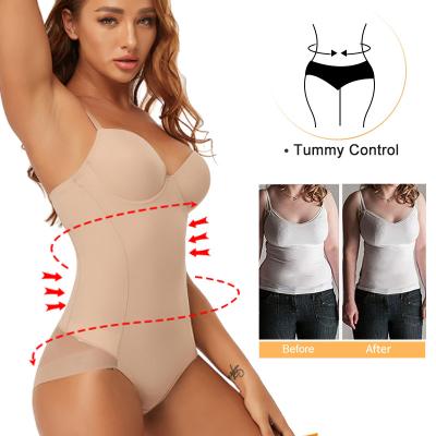 China Antibacterial private label women slimming tummy control shapewear body shaper ladies plus size firm butt lifter jumpsuit shaperwear full for sale