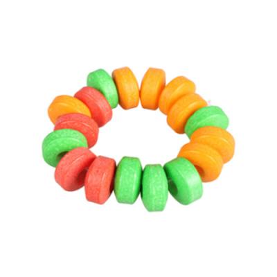 China Custom Glucose 7g Candy Bracelet Gummy Soft Candy Coated Sugar Coated Candy for sale