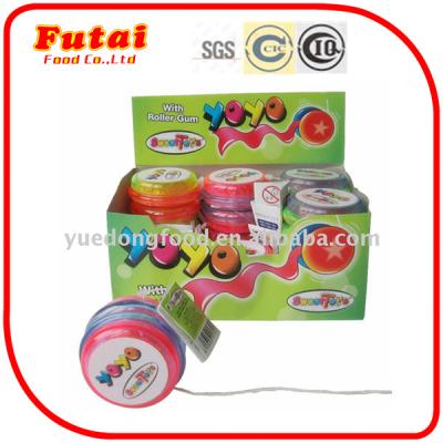 China 30g Soft Yo-Yo Ball Candy Toy With Bubble Roll Gum YD-B-003 for sale