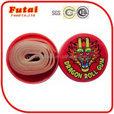 China 14g Dragon Chewing Gum Roll Strip Energy Long Bubble Gum Strips Stick YD-B-031B for sale