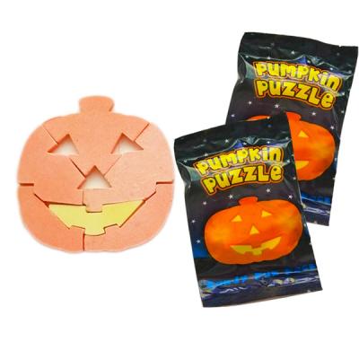 China 35g Glucose Pumpkin Puzzle Sugar Glucose Tablets Chinese Press Candy Sweets Candy for sale