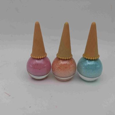 China Quick Drying / Long Lasting Organic Nail Polish Vegan Kids Nail Polish Ice Cream Neon for sale