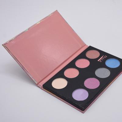 China Small eyeshaodw paletter waterproof highpigment eye shadow private label pallete pink for women for sale