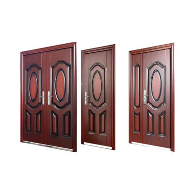 China Anti Theft Exterior House Windows And Doors American Steel Door With Modern Design for sale