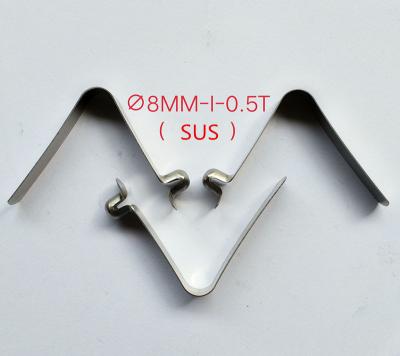 China Coil METAL PUSH BUTTON SPRING, V SHAPE SNAP CLIP LOCKING TUBE PIN, STAINLESS STEEL DOUBLE AND SINGLE BUTTON CLIPS for sale