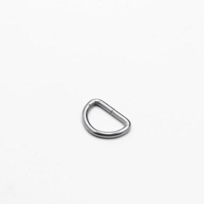 China Bag Accessories High Quality Metal Welded Stainless Steel D-ring For Handbags And Belts for sale