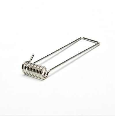 China Custom Nickel Plated Coil Steel Down Light Torsion Spring For Sale for sale