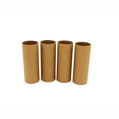 China Recycled Materials Quality Assurance Round Cardboard Tube Paper Tube Packaging Roll Core For Sending With Plastic Cap for sale