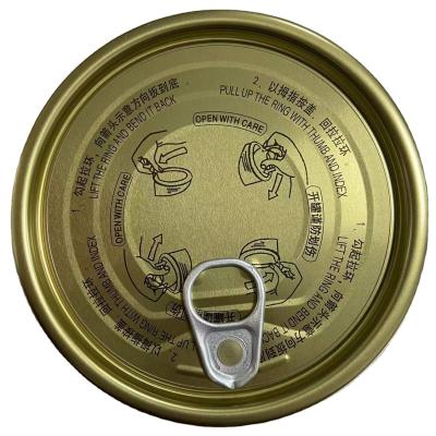 China 99mm 401# Moisture Proof Tinplate Sealing Cover Easy Wide Open Milk Can Easy Open Lid for sale