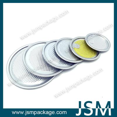 China Aluminum Foil Lid Peel Off Easy Open End for sale