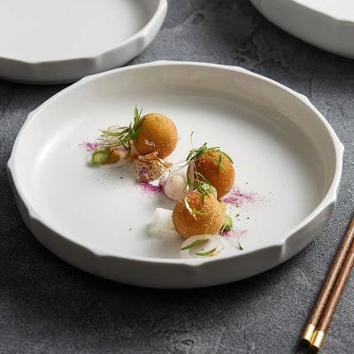 China Color Style Ceramic Dinner Dish Porcelain Dish Dinner Dish Salad Tableware Soup Nordic Creative Ceramic Tableware Dish for sale