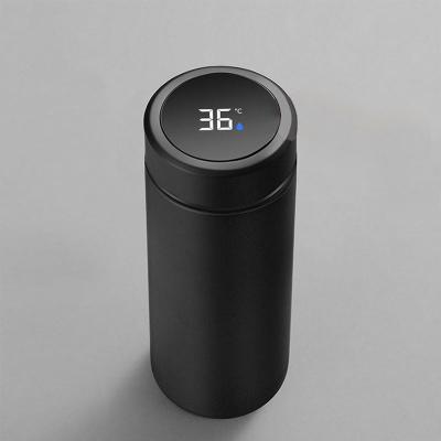 China Stainless Steel Double Range Digital Water Bottle Wall Vacuum Bottles Thermos Viable Vacuum Insulated Vacuum Flask for sale