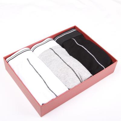 China Antibacterial Peony and Buyoh Set Sale OEM 3 Pieces Custom Bamboo Underwear Boxer Breathable Organic Bamboo Sexy Men for sale